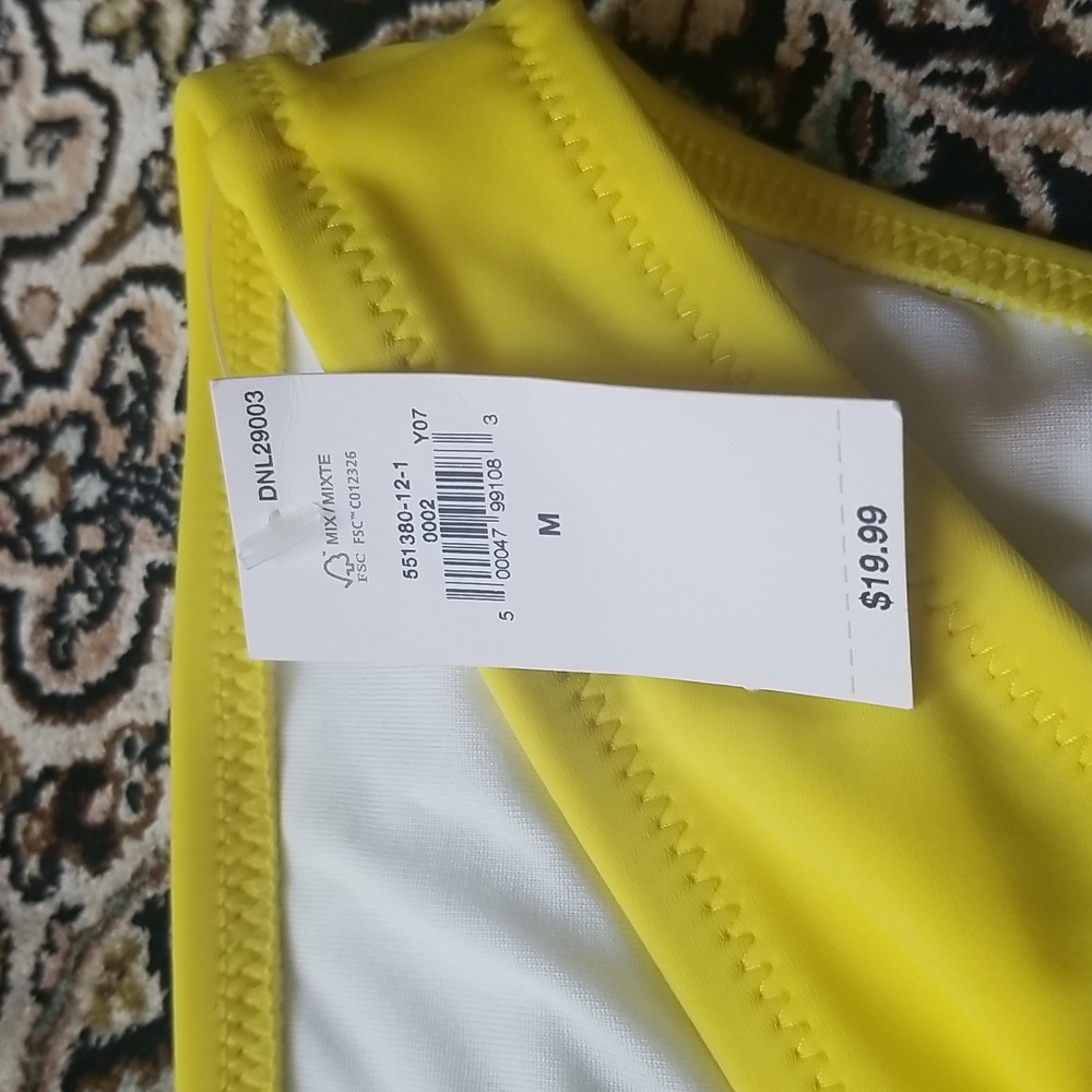 NWT Yellow Bikini Bottom - Picture 3 of 4